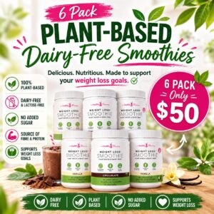 Plant-Based Dairy-Free Smoothie 6 Pack