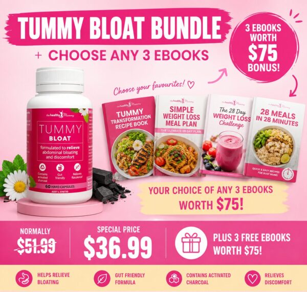 bloat offer-updated Tummy Bloat Bundle + 3 FREE eBooks